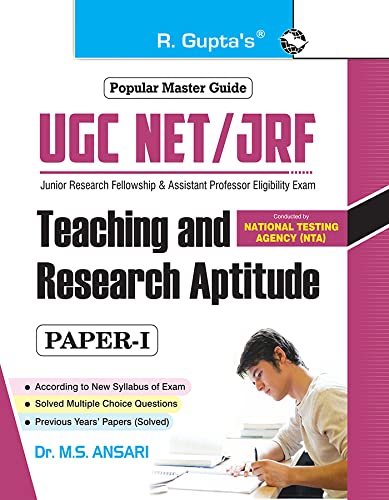 UGC NET JRF Teaching and Research Aptitude Paper I